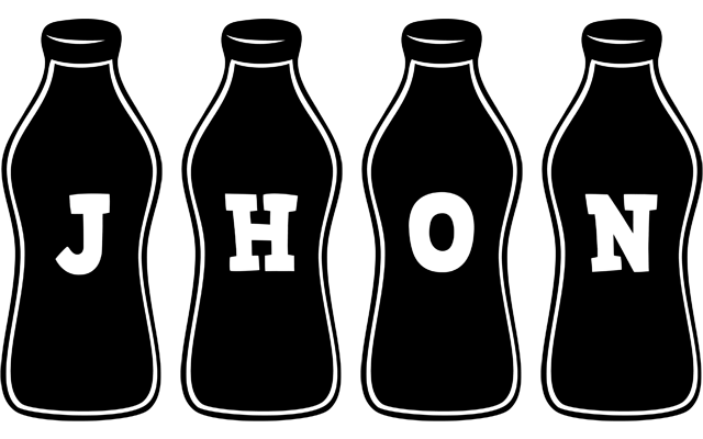 Jhon bottle logo