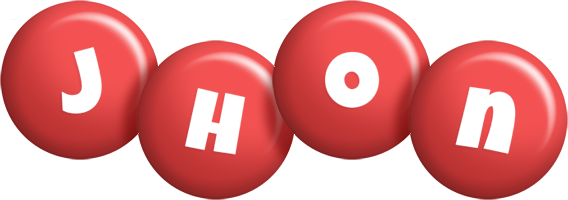 Jhon candy-red logo