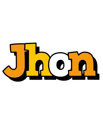 Jhon cartoon logo