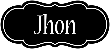 Jhon welcome logo