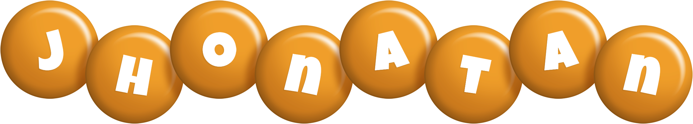Jhonatan candy-orange logo