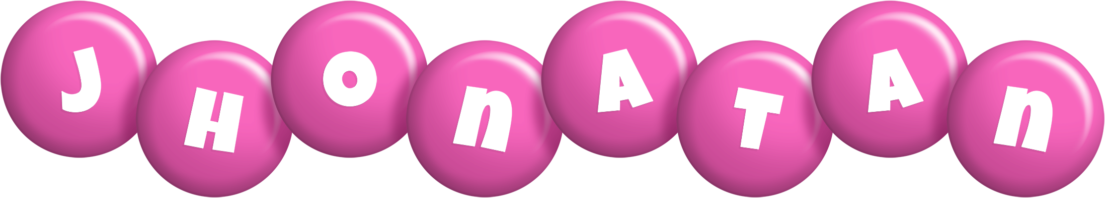 Jhonatan candy-pink logo