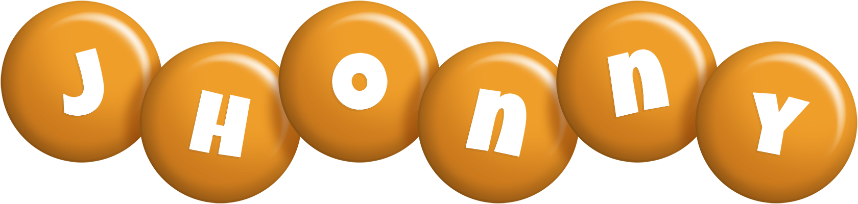 Jhonny candy-orange logo
