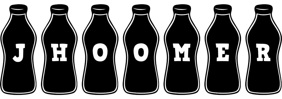 Jhoomer bottle logo
