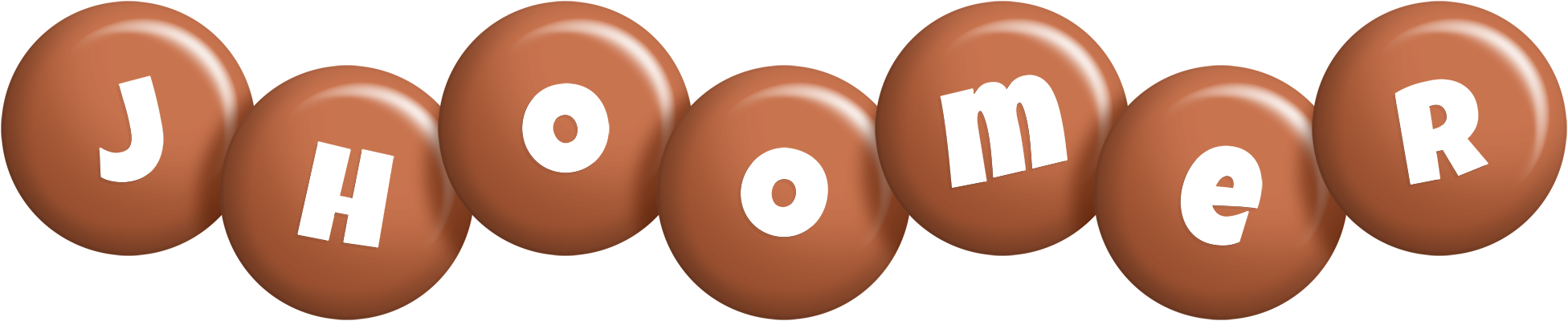 Jhoomer candy-brown logo