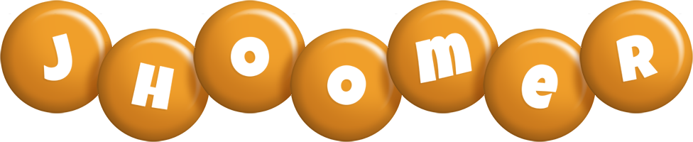 Jhoomer candy-orange logo