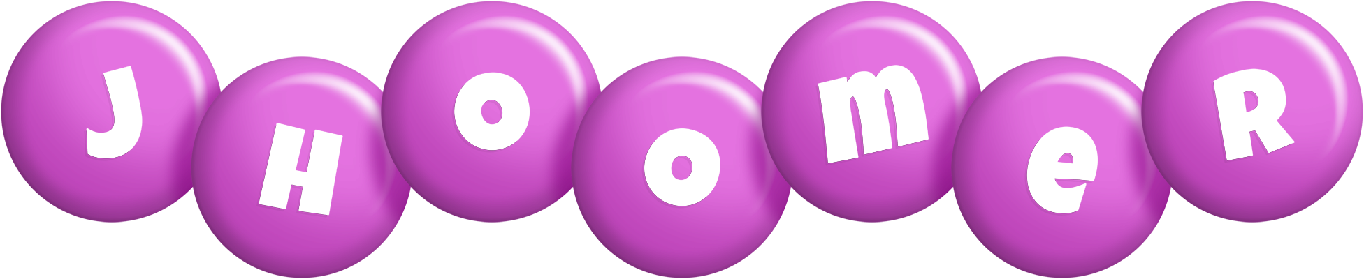 Jhoomer candy-purple logo