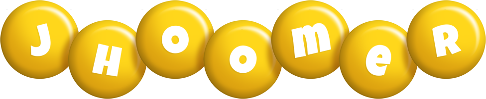 Jhoomer candy-yellow logo