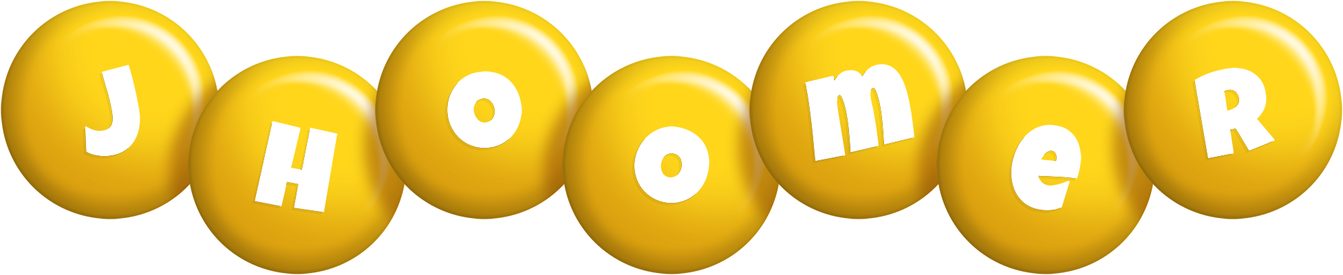 Jhoomer candy-yellow logo