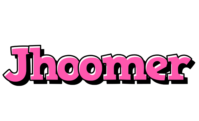 Jhoomer girlish logo