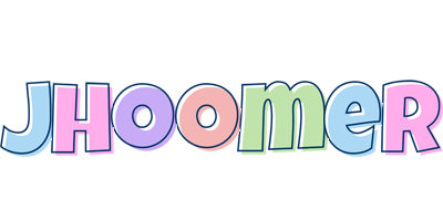 Jhoomer pastel logo