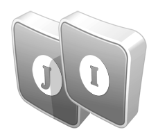 Ji silver logo