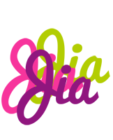 Jia flowers logo