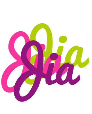 Jia flowers logo