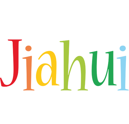 Jiahui birthday logo