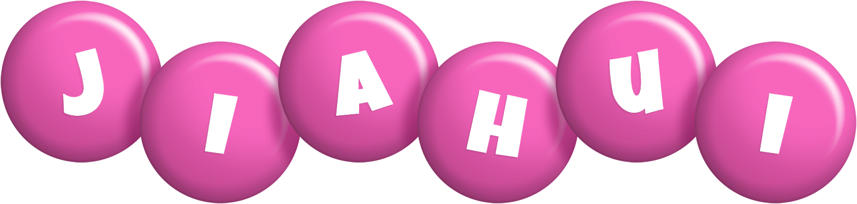 Jiahui candy-pink logo