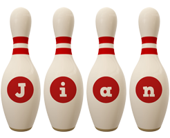 Jian bowling-pin logo