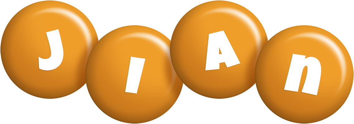 Jian candy-orange logo