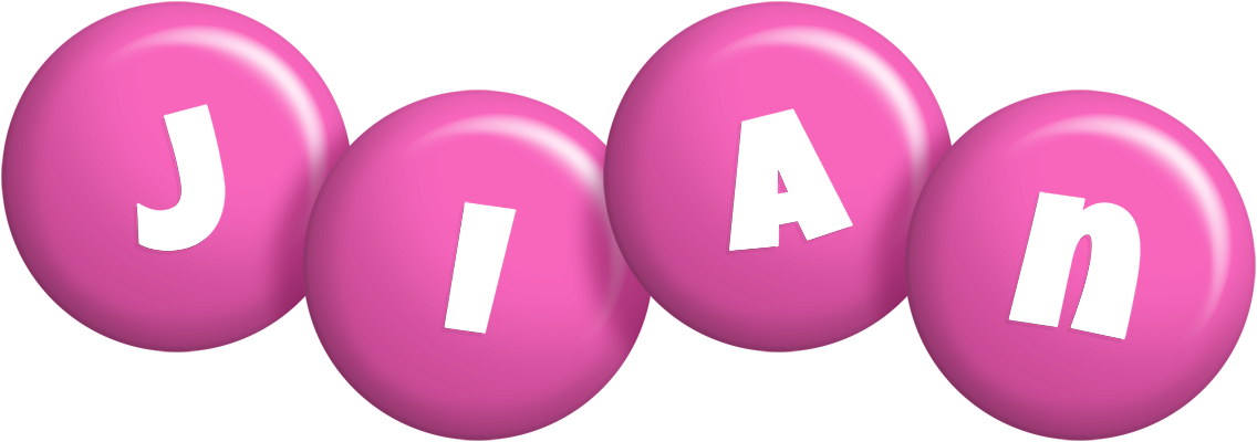 Jian candy-pink logo