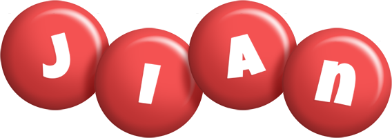 Jian candy-red logo