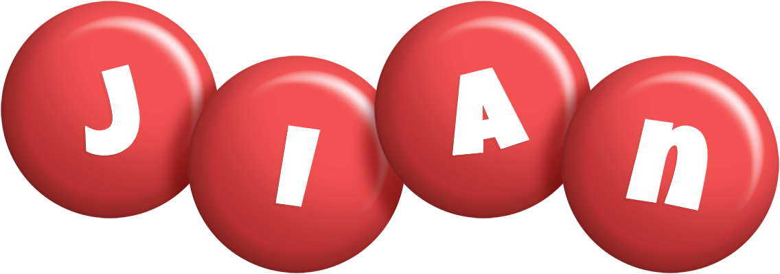 Jian candy-red logo