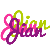 Jian flowers logo