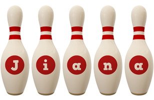 Jiana bowling-pin logo