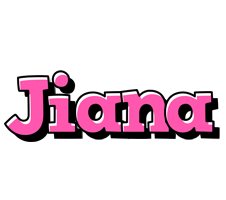 Jiana girlish logo