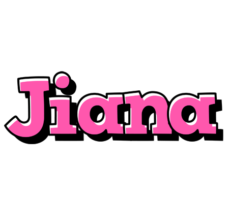 Jiana girlish logo