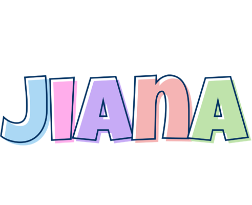 Jiana pastel logo