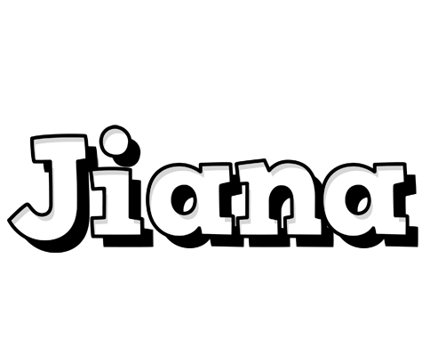 Jiana snowing logo