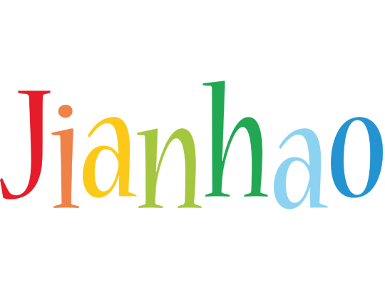Jianhao birthday logo