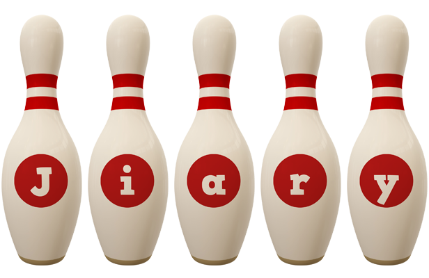 Jiary bowling-pin logo