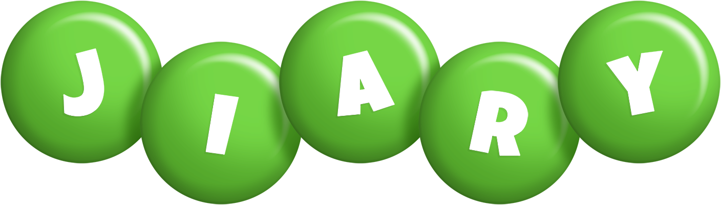 Jiary candy-green logo