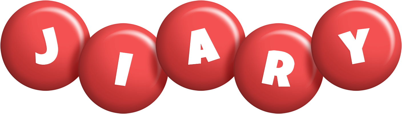 Jiary candy-red logo