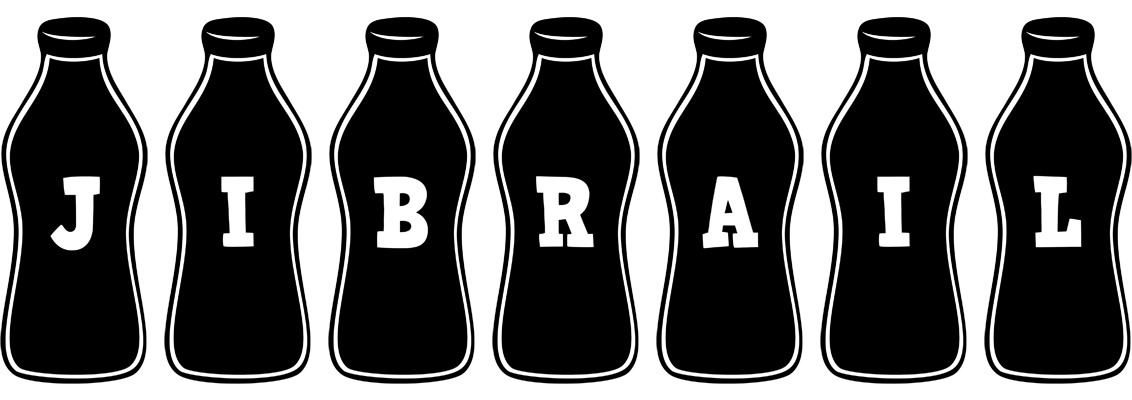 Jibrail bottle logo
