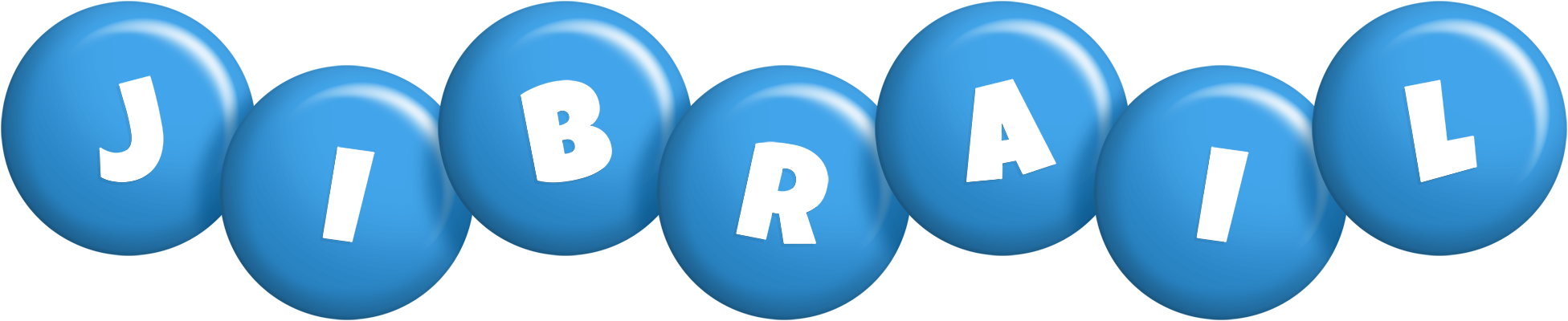 Jibrail candy-blue logo