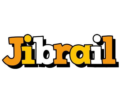 Jibrail cartoon logo