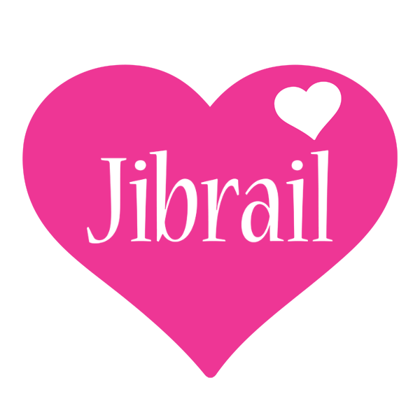 Jibrail love-heart logo