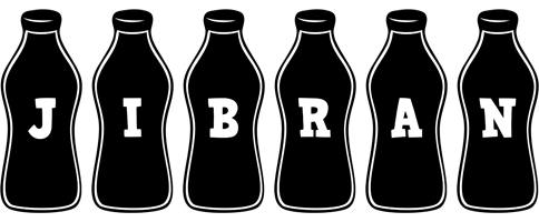 Jibran bottle logo