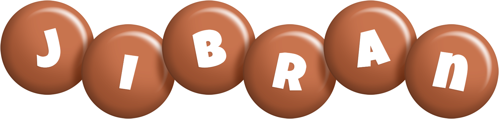 Jibran candy-brown logo