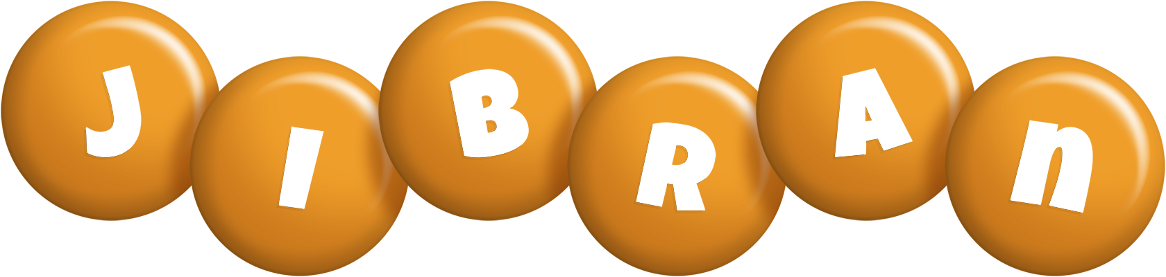 Jibran candy-orange logo