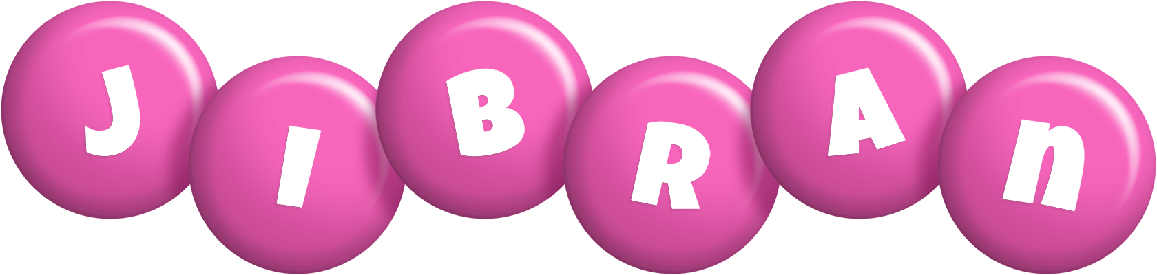 Jibran candy-pink logo