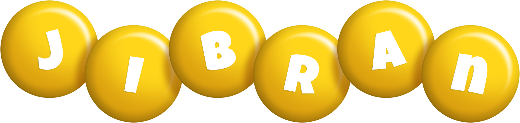 Jibran candy-yellow logo