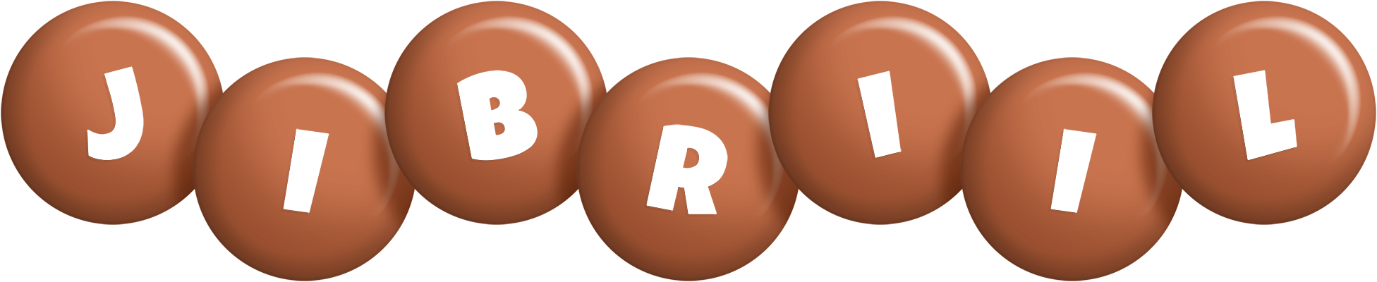 Jibriil candy-brown logo