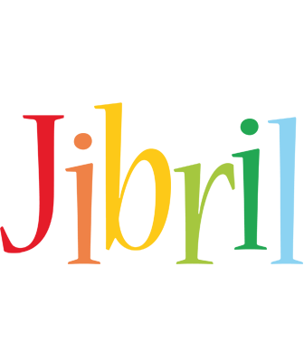 Jibril birthday logo