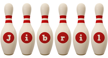 Jibril bowling-pin logo