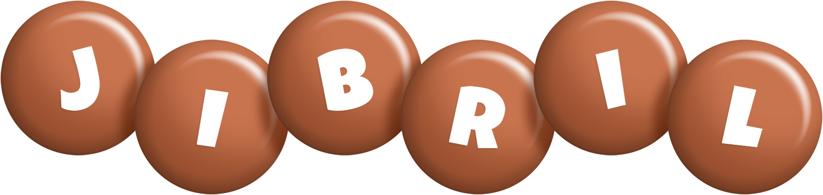 Jibril candy-brown logo