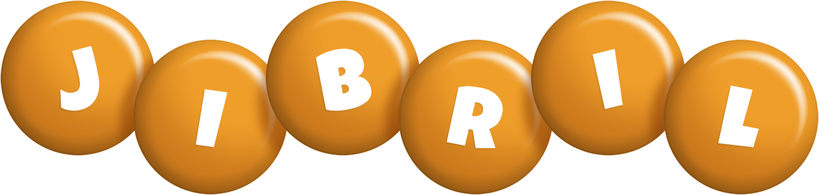 Jibril candy-orange logo