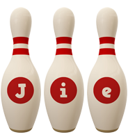 Jie bowling-pin logo